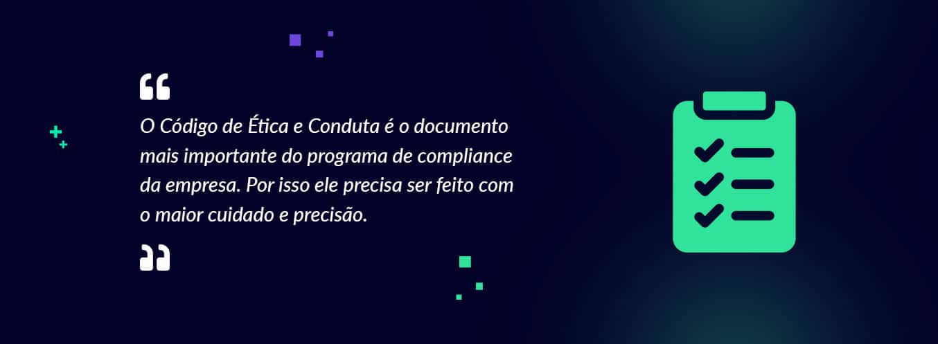 código de conduta, código de ética, compliance, políticas corporativas