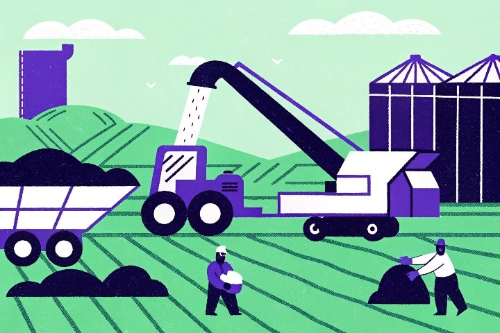 Ilustração para simbolizar um programa de compliance no agronegócio e o compliance ambiental.