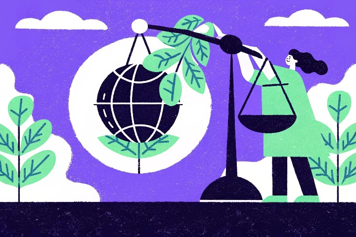 Ilustração sobre ESG