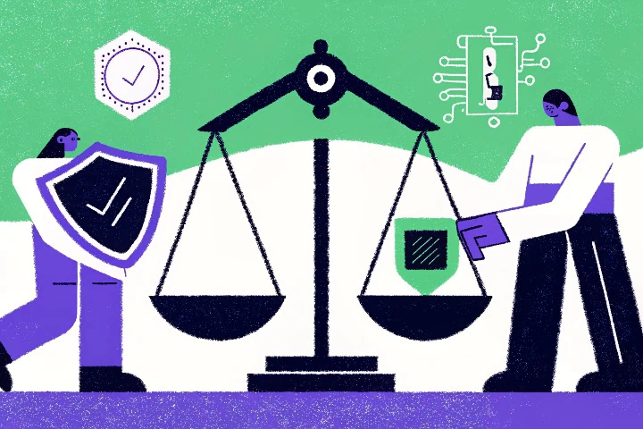 Ilustração para simbolizar o Compliance nas big techs.