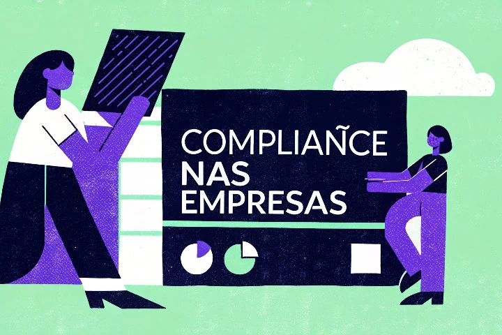 Ilustração de compliance nas empresas brasileiras