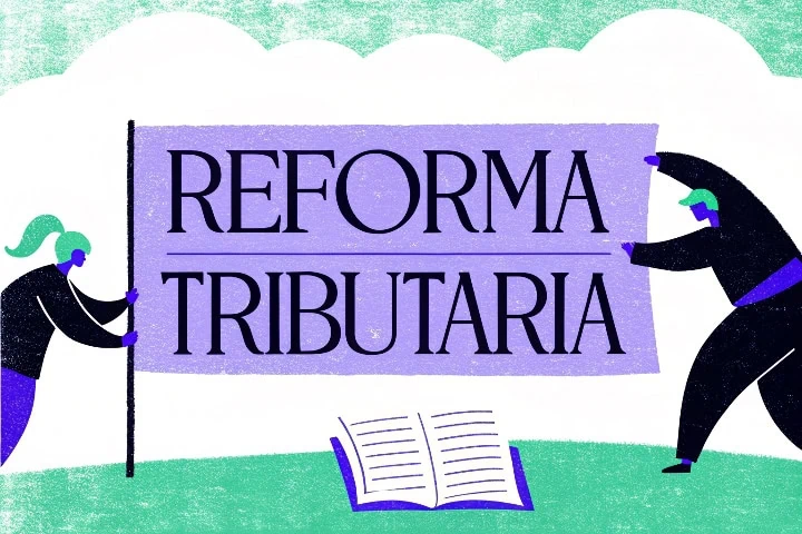 Ilustração reforma tributária.