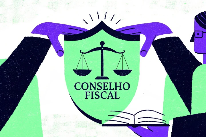 Ilustração para simbolizar conselho fiscal.