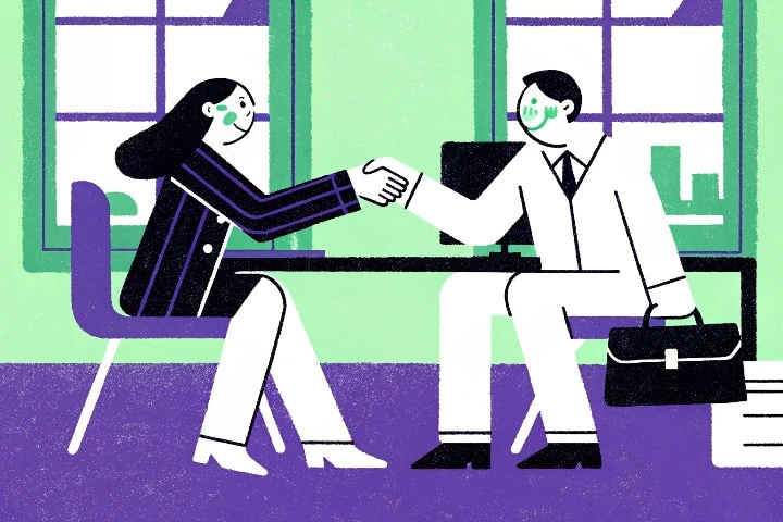 Ilustração para simbolizar a diversidade de gênero nas empresas.