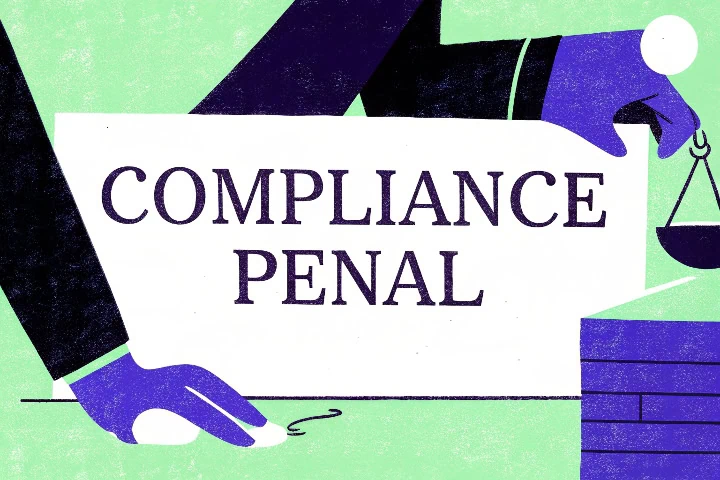 Ilustração para simbolizar o Compliance penal.