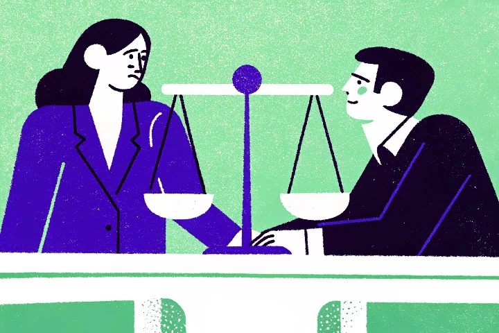 Ilustração para simbolizar a apropriação indébita.