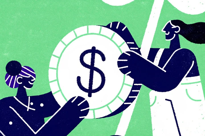 Ilustração para simbolizar a fraude contra credores.