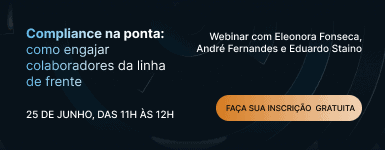 Imagem de divulgação do Compliance Talks sobre como engajar colaboradores da linha de frente.