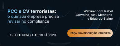 Imagem de divulgação do Compliance Talks sobre PCC e CV terroristas: o que sua empresa precisa revisar no compliance.