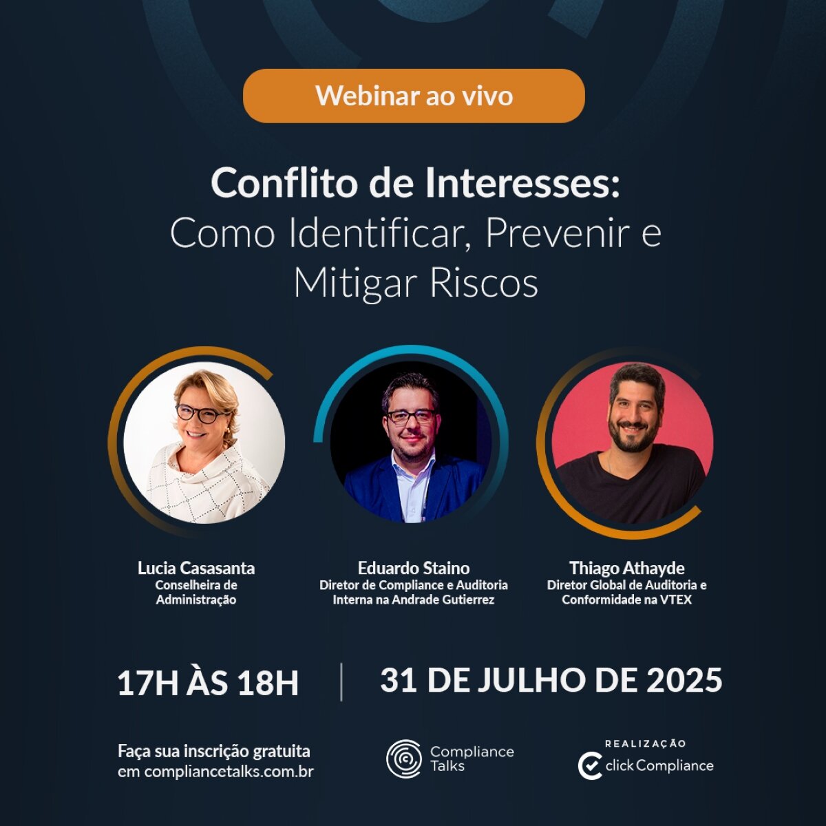 Compliance Talks - Conflito de Interesses: Como Identificar, Prevenir e Mitigar Riscos
