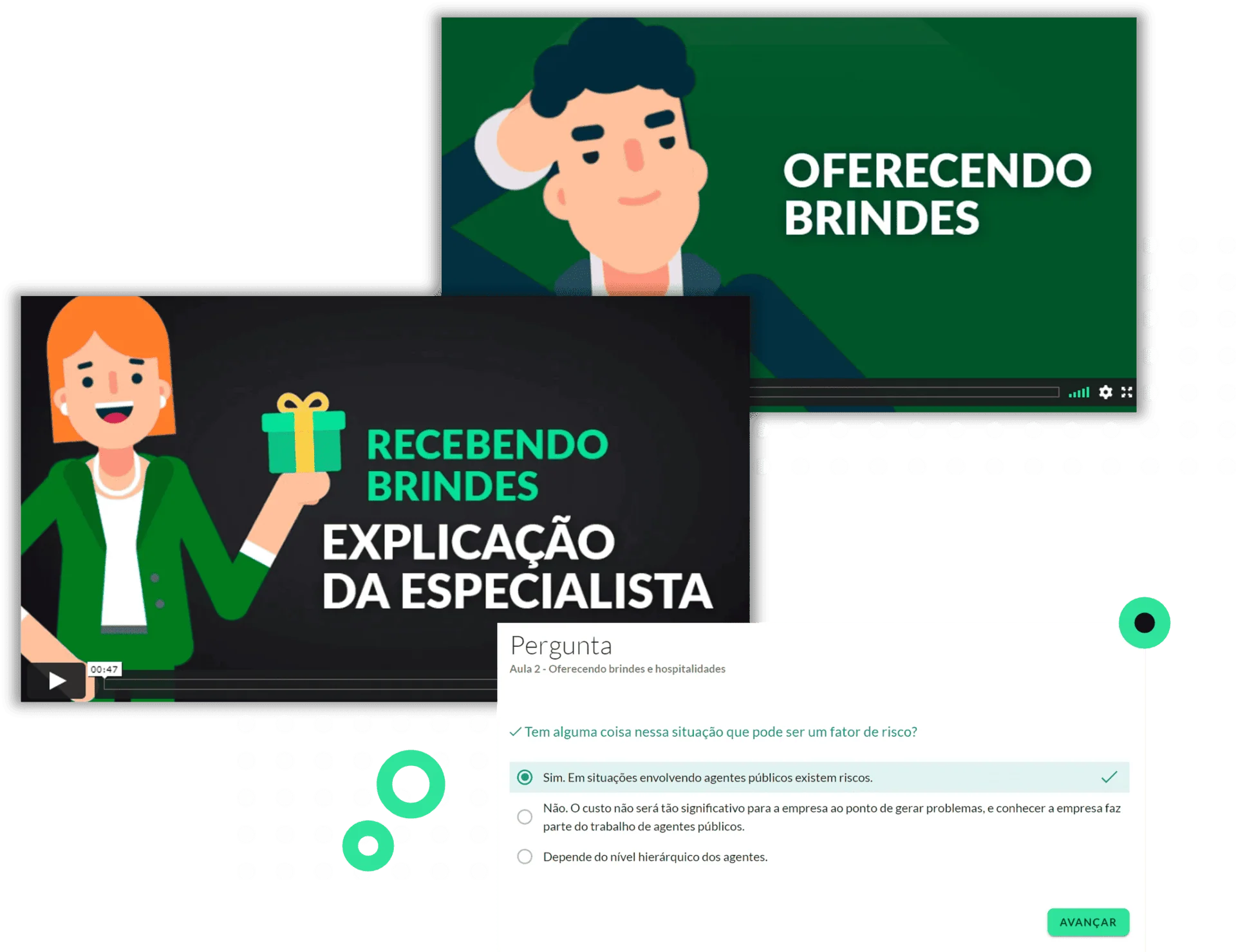Treinamentos brindes