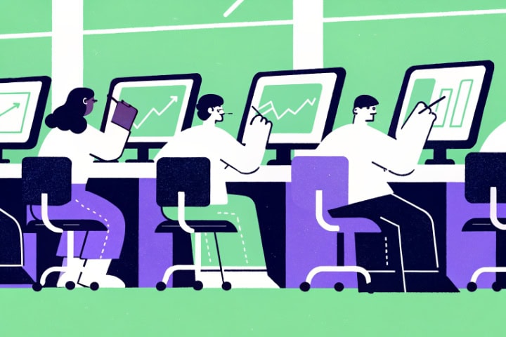 Ilustração para simbolizar a transformação digital.