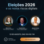 Imagem de divulgação do Compliance Talks – Eleições 2026 e os novos riscos digitais
