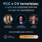 Imagem de divulgação do Compliance Talks – PCC e CV terroristas: o que sua empresa precisa revisar no compliance